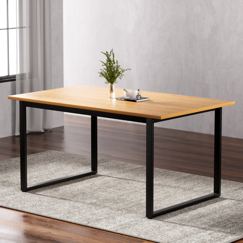 Celeste Wooden Dining Table – Black