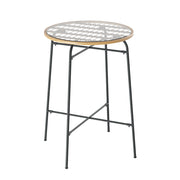 Hampton Wicker Outdoor Bar Table – Beige