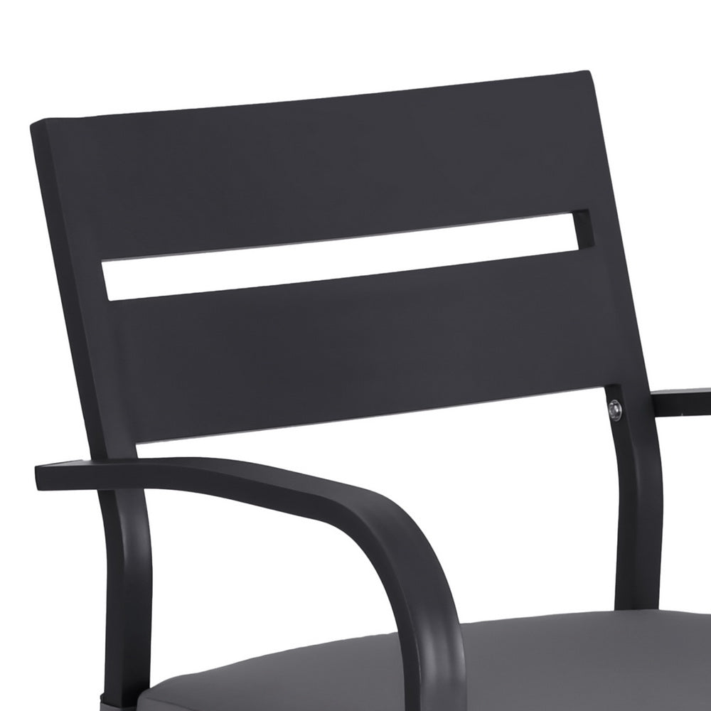 Brooklyn Outdoor Bistro Set – Dark Grey
