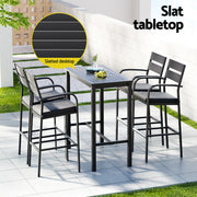 Brooklyn Outdoor Bistro Set – Dark Grey