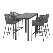 Halston Outdoor Bistro Set – Black