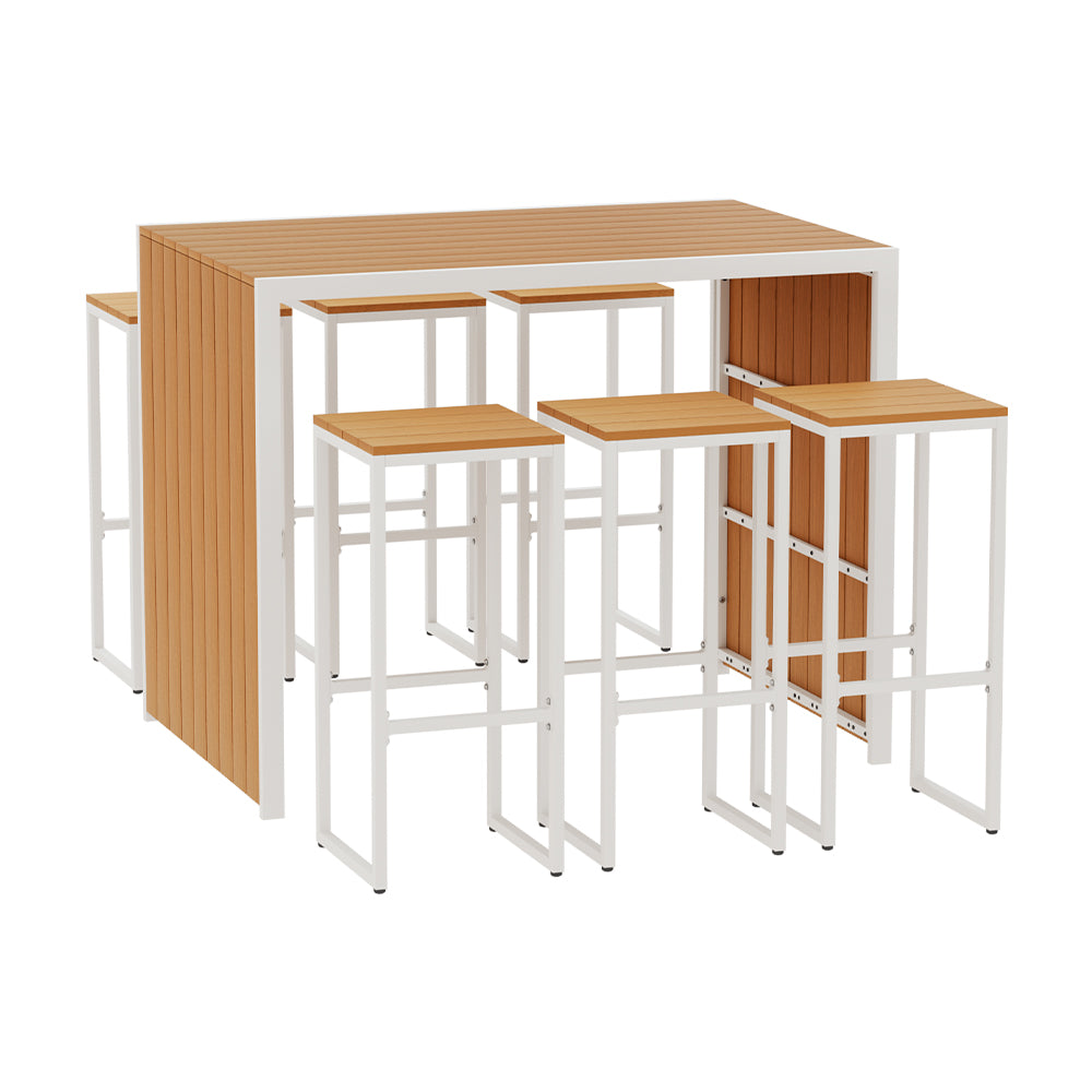 Hadley Outdoor Bistro Set – Brown