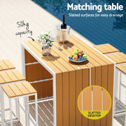 Hadley Outdoor Bistro Set – Brown