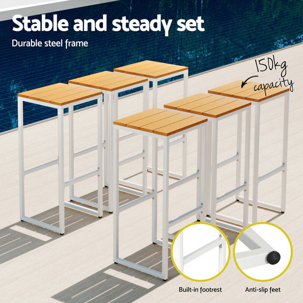 Hadley Outdoor Bistro Set – Brown