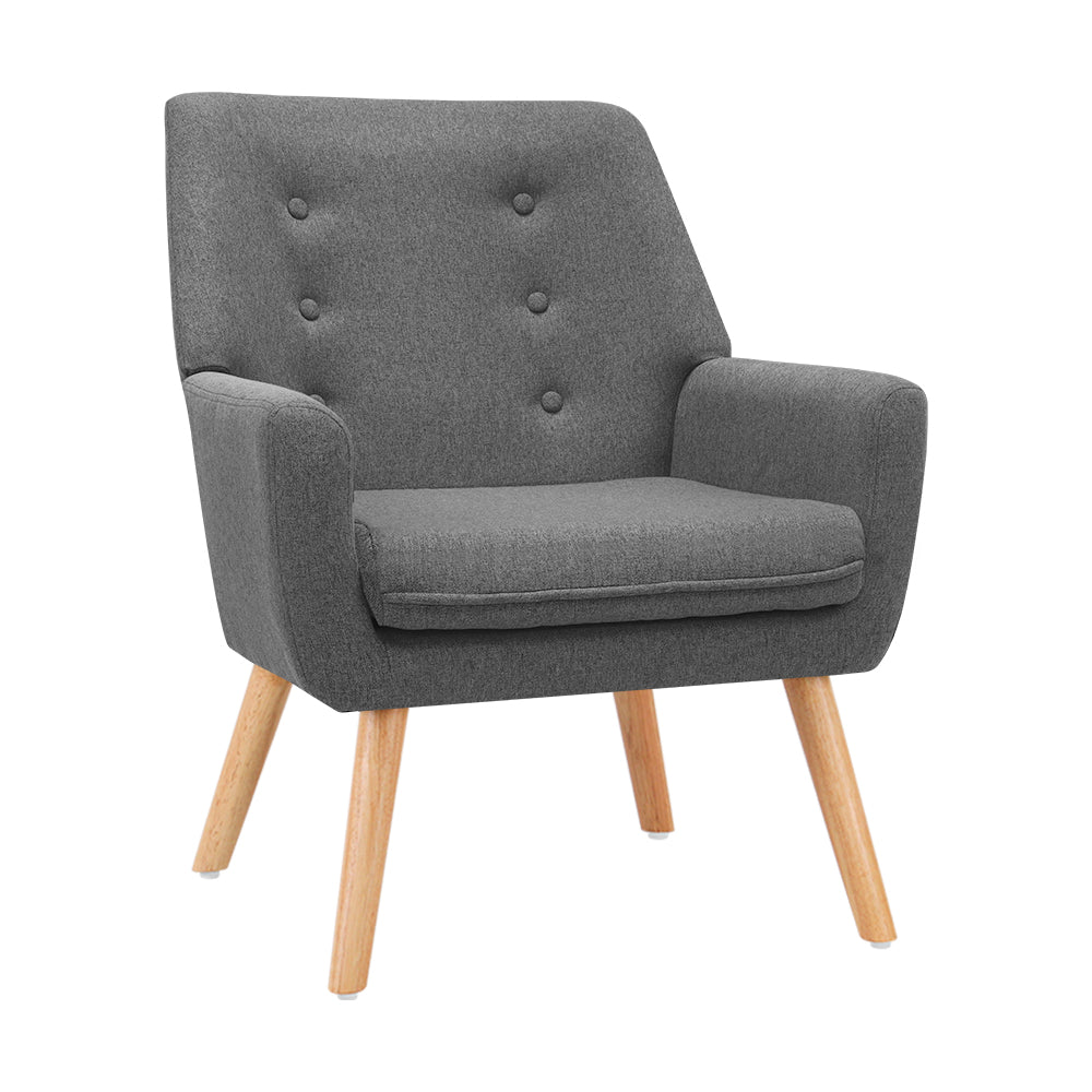 Briar Fabric Dining Armchair – Grey