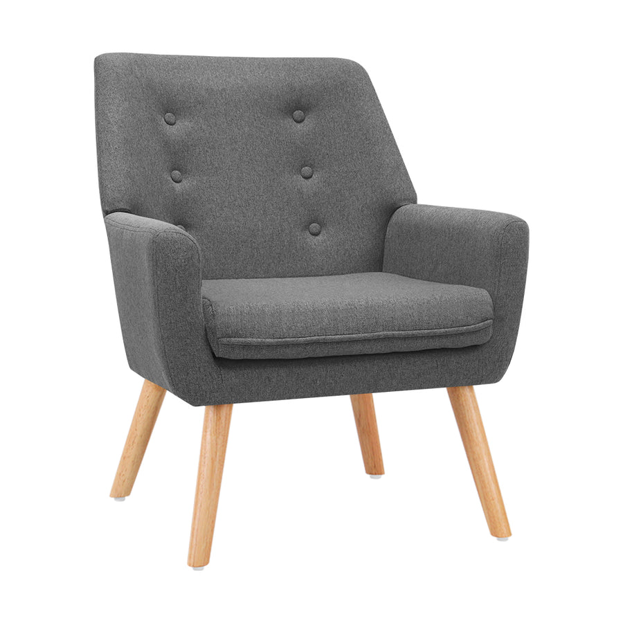 Briar Fabric Dining Armchair – Grey