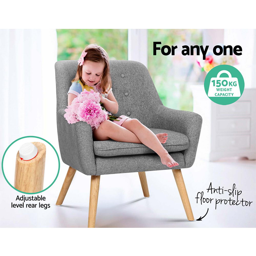 Briar Fabric Dining Armchair – Grey