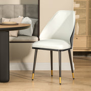 Lumi PU Leather Dining Chair Set of 2 – Beige