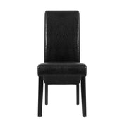 Oakley PU Leather Dining Chair Set of 2 – Black