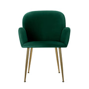Ridley Velvet Dining Chair Set of 2 – Green