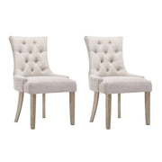 Norris Fabric Dining Chair Set of 2 – Beige