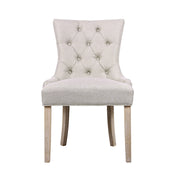 Norris Fabric Dining Chair Set of 2 – Beige