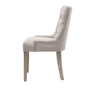 Norris Fabric Dining Chair Set of 2 – Beige