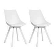 Shiloh PU Leather Dining Chair Set of 2 – White