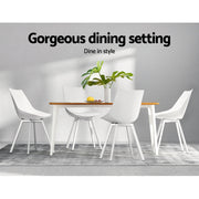 Shiloh PU Leather Dining Chair Set of 2 – White