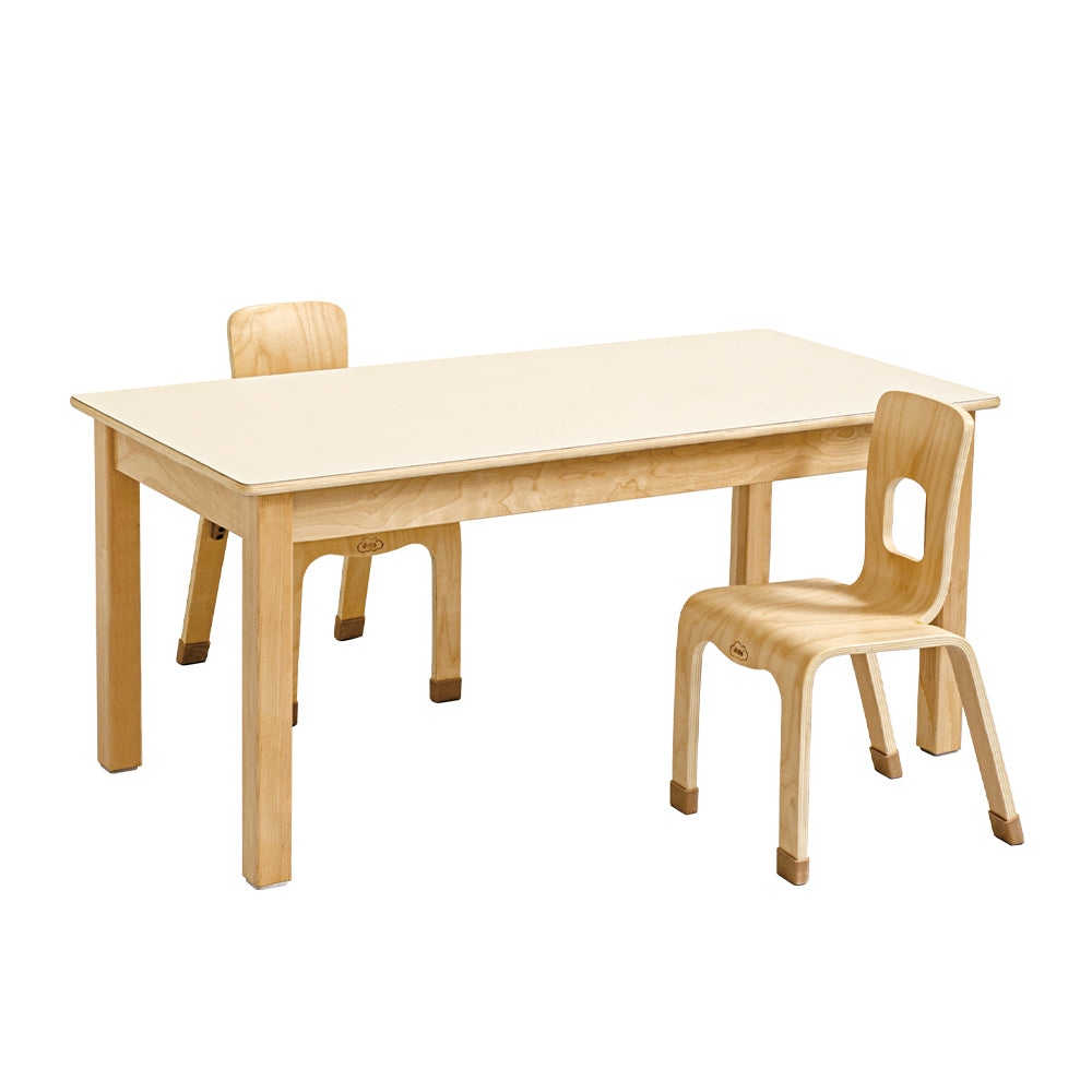 Jooyes Wooden Dining Table – White