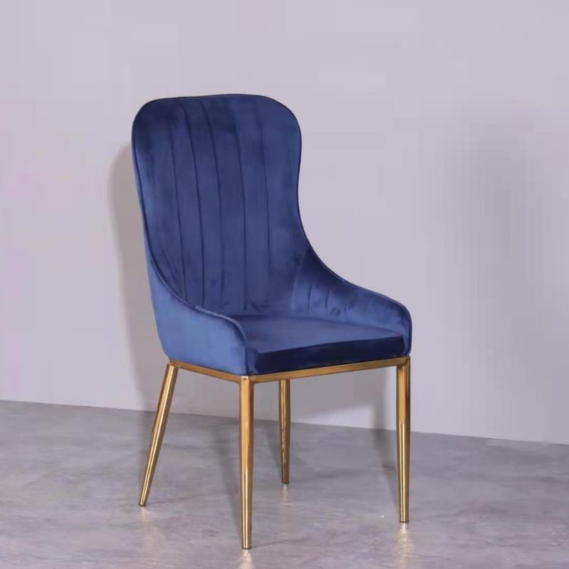 Vivian Velvet Dining Chair Set of 4 – Blue