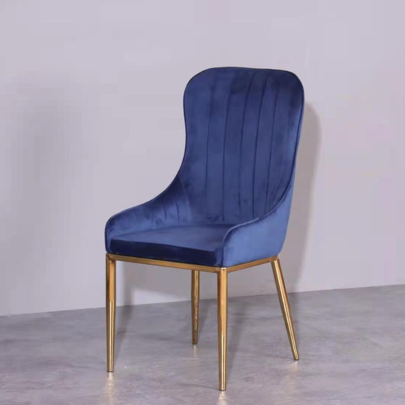 Vivian Velvet Dining Chair – Blue