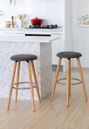 Calder Bar Stool – Grey