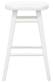 Scandinavian Bar Stool – White
