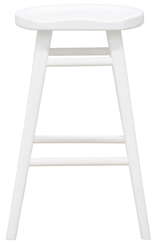 Scandinavian Bar Stool – White