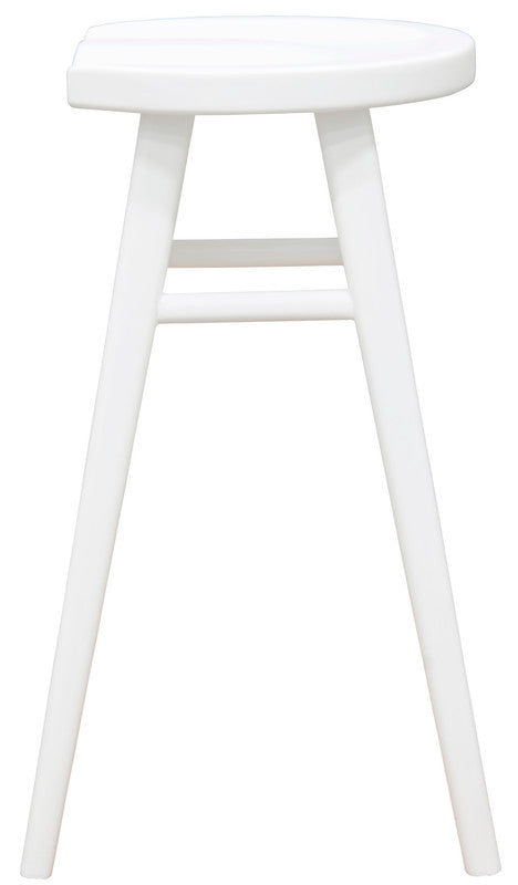 Scandinavian Bar Stool – White