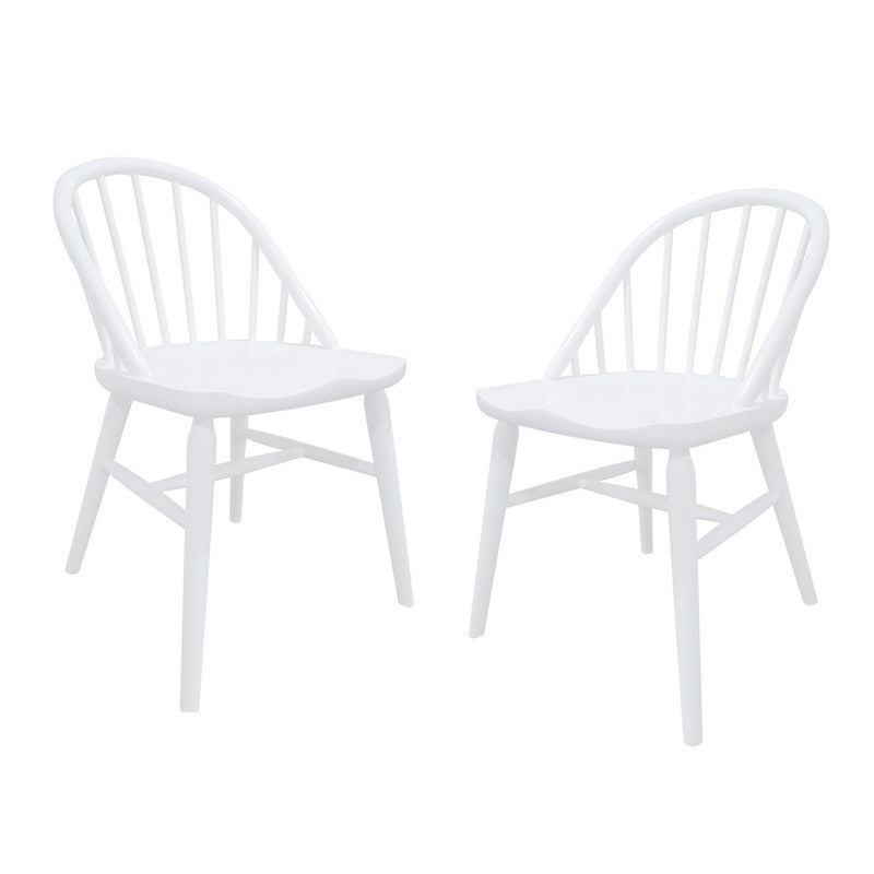 Vera Dining Chair Set of 2 – White