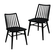 Riviera Dining Chair Set of 2 – Black