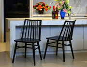 Riviera Dining Chair Set of 2 – Black