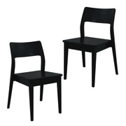 Providence Dining Chair Set of 2 – Black