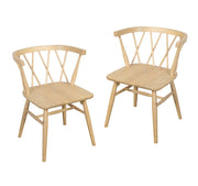Sierra Dining Chair Set of 2 – Natural