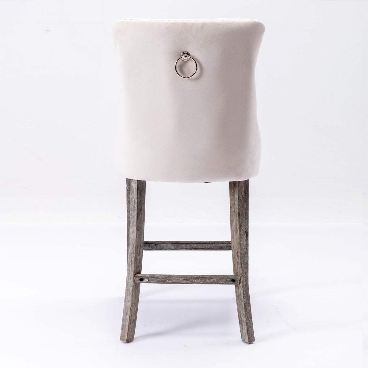 Fenton Velvet Bar Stool Set of 6 – Beige