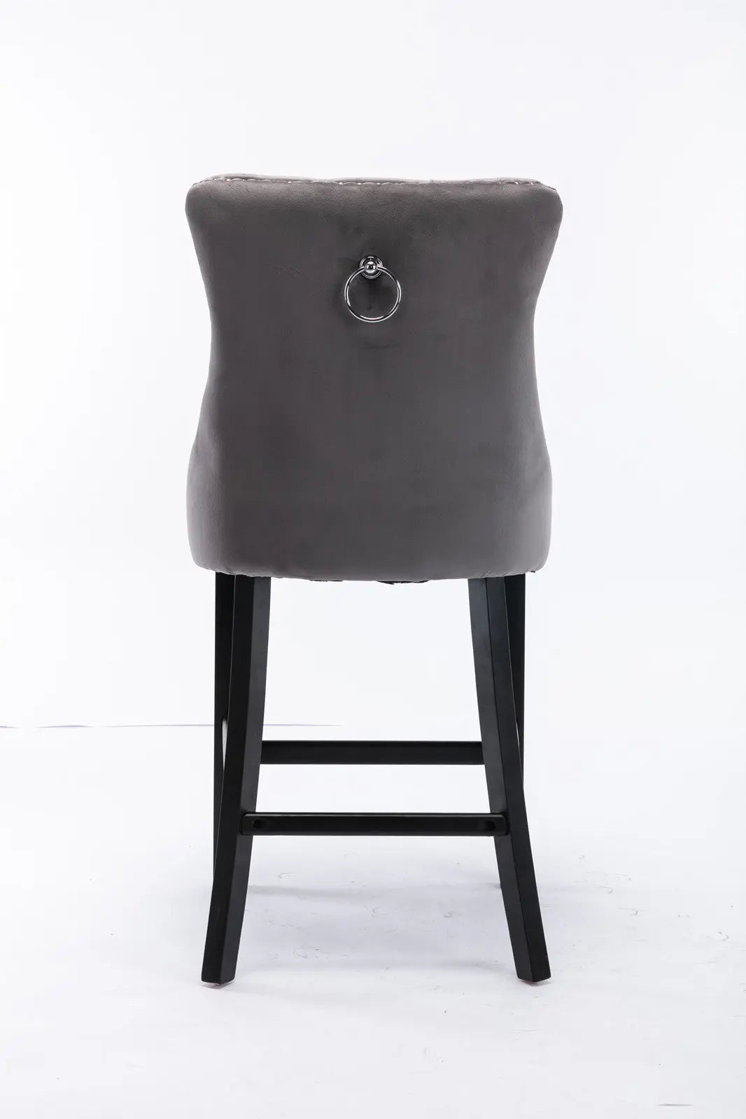 Brentwood Velvet Bar Stool Set of 6 – Grey