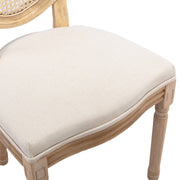 Aaden Rattan Dining Chair – Beige