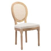Aaden Rattan Dining Chair – Beige