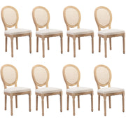 Aaden Rattan Dining Chair – Beige