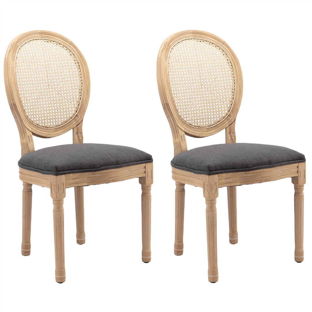 Aaden Fabric Dining Chair – Grey