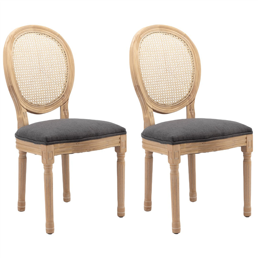 Aaden Fabric Dining Chair – Grey