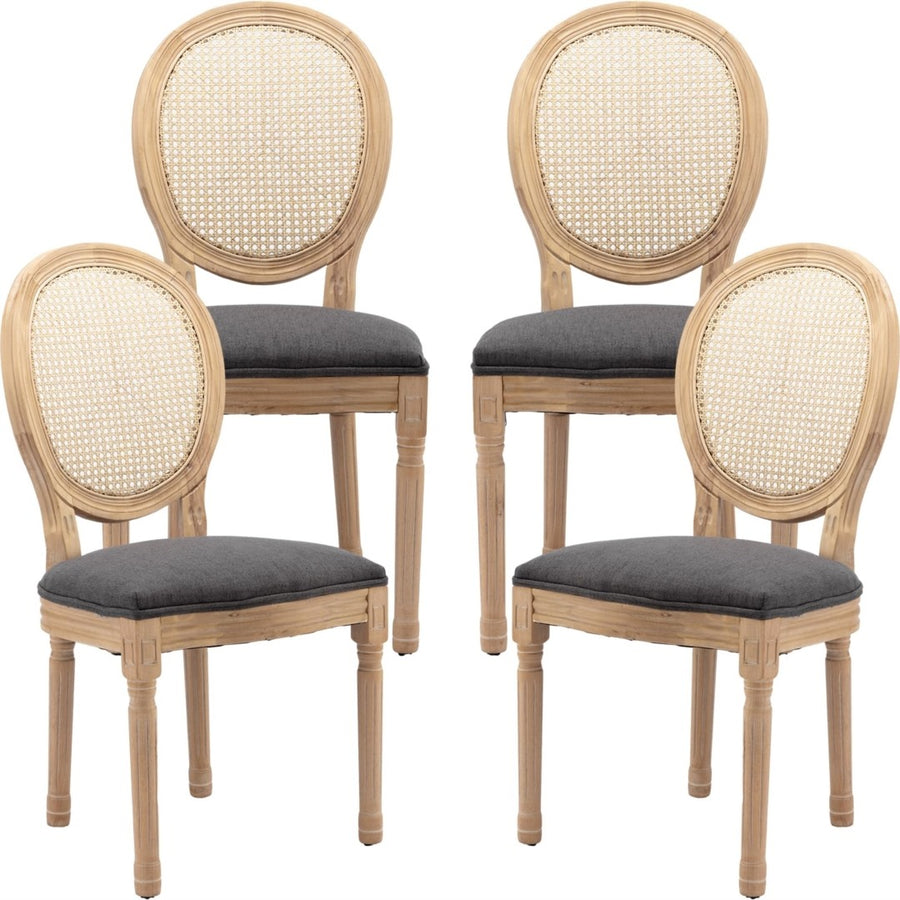 Aaden Fabric Dining Chair – Grey