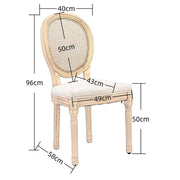Aaden Fabric Dining Chair – Grey