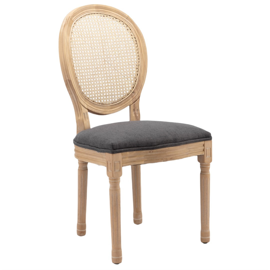 Aaden Fabric Dining Chair – Grey