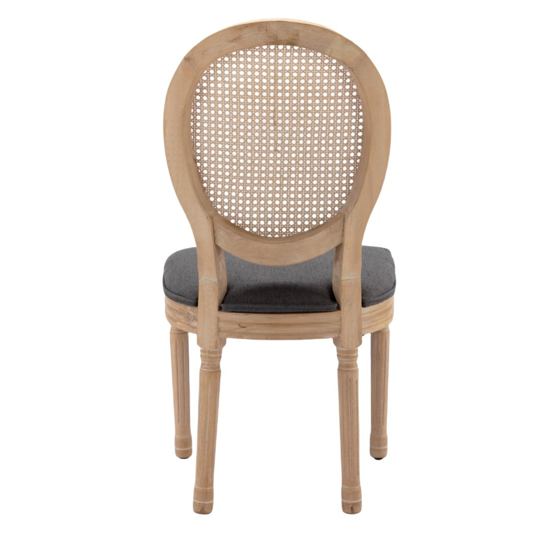 Aaden Fabric Dining Chair – Grey