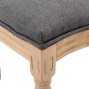 Aaden Rattan Dining Chair – Grey