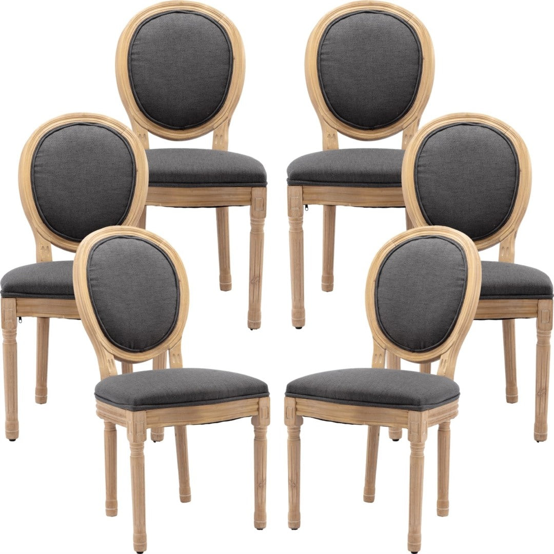 Aaden Wooden Dining Chair – Grey