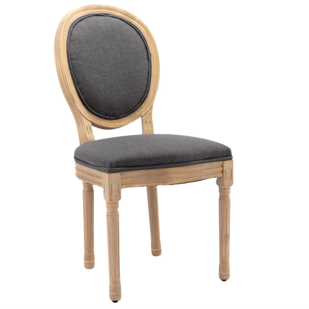 Aaden Wooden Dining Chair – Grey
