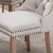 Aaden Fabric Recliner Chair Set of 8 – Beige