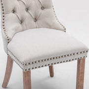 Aaden Fabric Recliner Chair Set of 8 – Beige