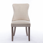 Sutton Velvet Dining Chair Set of 6 – Beige