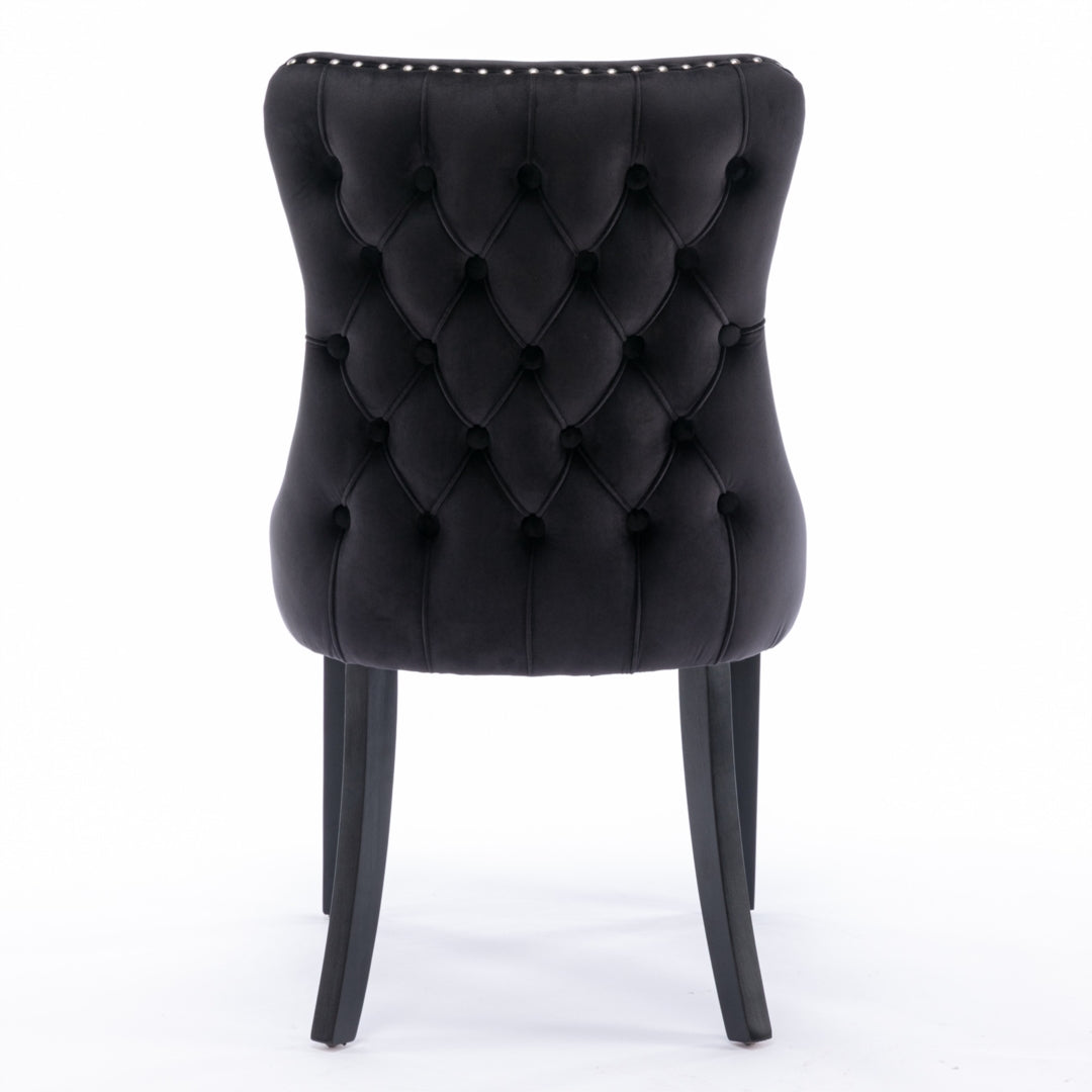 Tivoli Velvet Dining Chair Set of 2 – Beige