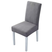 Monroe Fabric Dining Chair Cover Set – Silver